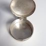 Sterling silver etched pill pot Image 5