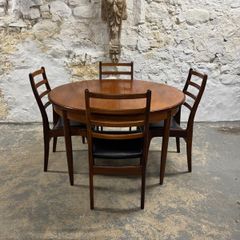 Mid Century Modern Dining Table & Chairs by Gplan - Fresco Range