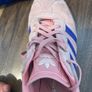 Pink and blue adidas gazzelles Image 3