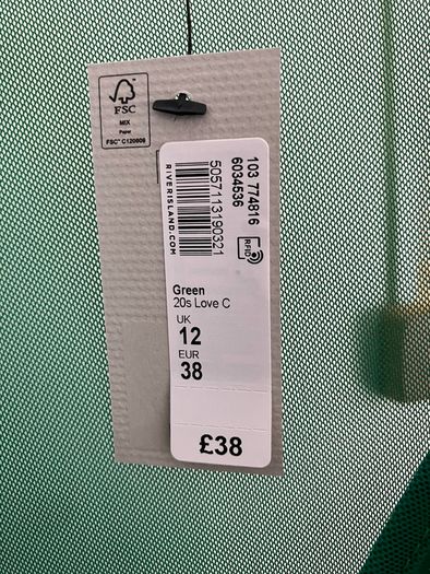New River Island Dress UK12
