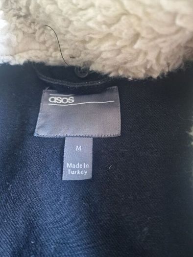 Black denim jacket