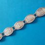 Vintage - Silver - Hallmarked - Panel Bracelet Image 2
