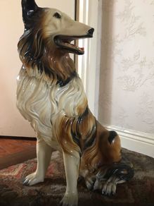 Vintage Rough Collie Dog