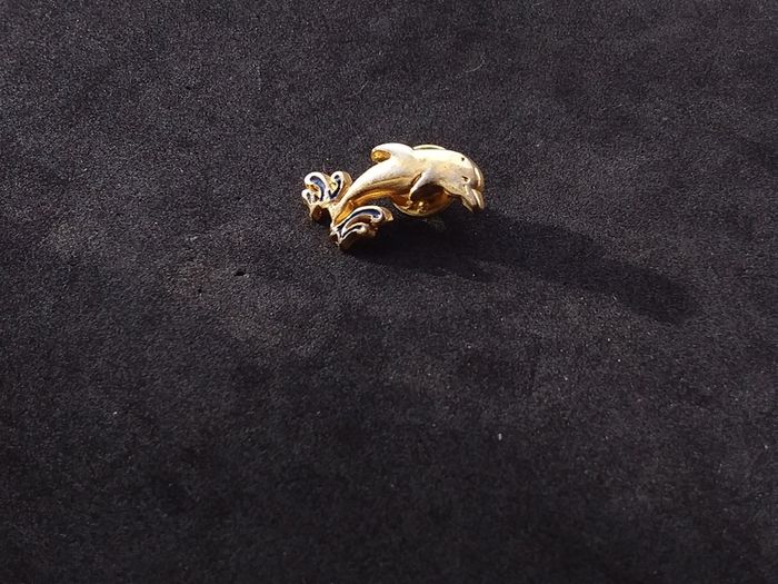 Vintage Dolphin Pin Badge