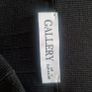 Long Black  pencil skirt with stretch  size large Image 2