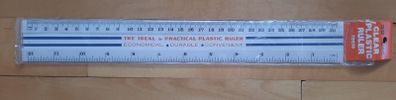 Plastic Ruler 30 cms