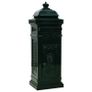 Pillar Letterbox Aluminium Vintage Style Rustproof Green Image 2