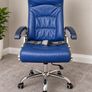 Kenya Airways Boeing 737-800 Aircraft Seat Upcycled Office Chair with Life Jacket Image 2