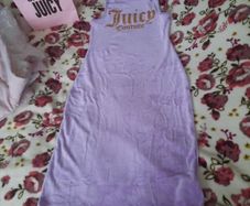 pastel purple velour juicy couture dress