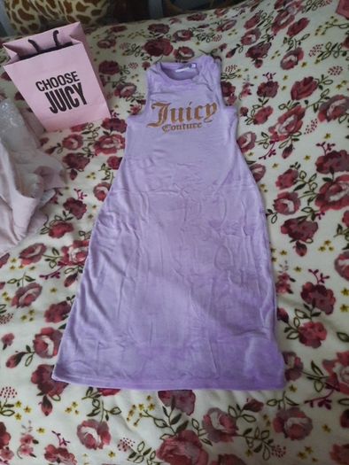 pastel purple velour juicy couture dress