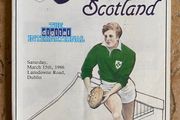 Very Rare 1986 Ireland v Scotland - Five Nations Championship Programme