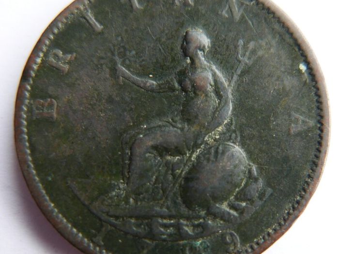 1799 George III 3rd Half-penny Coin