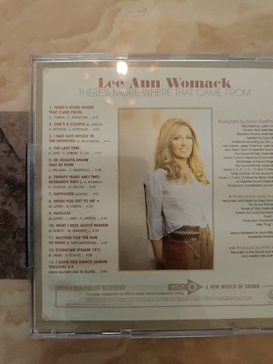 Lee Ann Womack CD - There's More Where That Came From (NEW)