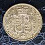 1872 - Die 365 Young Victoria Shield Reverse Half Sovereign Excellent condition with nice die crack. (1 Euro offer for PM to discuss Price!!) Image 3