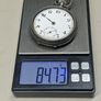 Antique Solid Silver Pocket Watch Hallmarked English 15 Jewel Swiss Movement Spares Repair Image 6