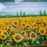 Large and Sunflower Oil Painting by C. R. Benoit Image 7