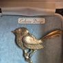 Vintage Gold Tone Bird Brooch Image 3