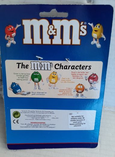 New vingtage M&M orange plush character 2001