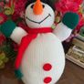 knitted snowman and santa Image 3