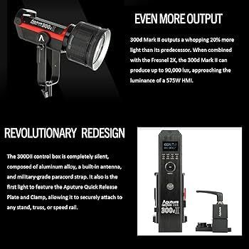 Aputure COB 300D Mark II Professional Light kit