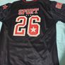 rebel athletic navy blue red shirt Image 3