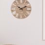 Classic Vintage-inspired Roman Numerals Round Wall Clock Image 6