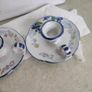 Vintage Set of 2  Candle Holders Pottery Hand Painted MADE IN Holland Image 4