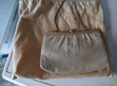 Vintage 1950s Golden Glamour Clutch
