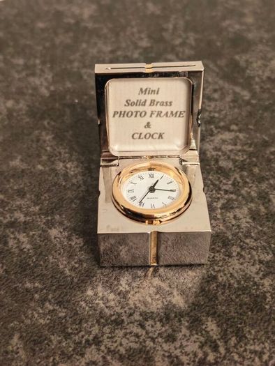 Miniature Present Clock In Box