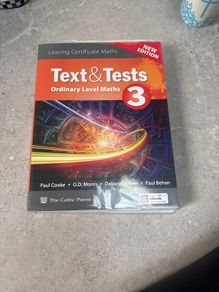 Text & Tests ordinary leaving cert maths book 3