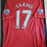 Liverpool FC Framed Signed Mamadou Sakho Jersey Image 2