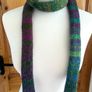handmade skinny knit scarf Image 2