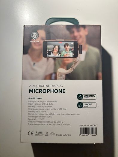 Green Lion 2-in-1 Wireless Microphone
