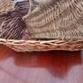 Selection of Vintage Wicker Hanper, Picnic , Wine Bottle, and Shopping Baskets Image 6