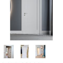 Shaker Primed White Internal Door Brand New