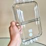 Mid Century Walther Crystal Glass Dish, Vintage West Germany Image 7