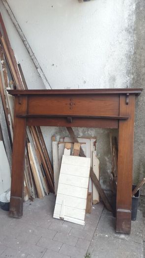 Fireplace wooden frame