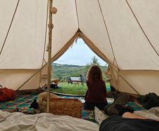 4 meter bell tent