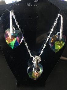 Pendant and Earrings