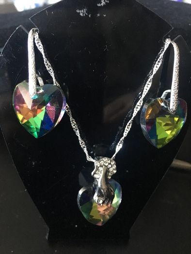Pendant and Earrings