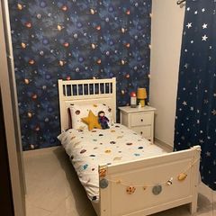ikea bed & bedside table