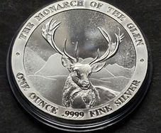 1 oz .999 Silver The Monarch of the Glen Baird and Co. London