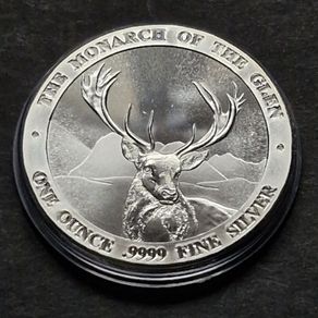 1 oz .999 Silver The Monarch of the Glen Baird and Co. London