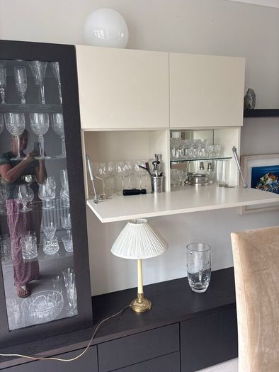 Bo Concept dining suite and wall and floor unit