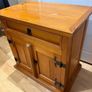 Rustic solid pine bedside cabinet Image 2