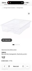 Samla Ikea box with lid