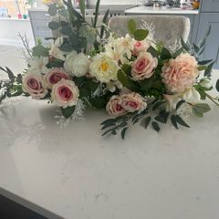 silk flower arrangement for wedding