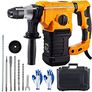 1050W Rotary Hammer Drill Max Drilling 26mm SDS Plus Demolition Jackhammer Breaker 4in1 Electric Wood Concrete Perforator Image 3