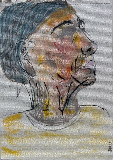 Original Art Original Drawing Original Irish Art