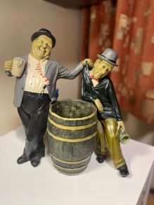 Rare Laurel & Hardy  Figurine